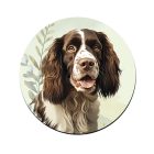 Barna angol springer spániel portré mintás bögre alátét