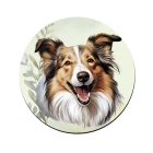 Shetlandi juhászkutya portré mintás bögre alátét