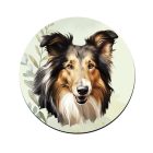 Skót juhászkutya portré mintás bögre alátét