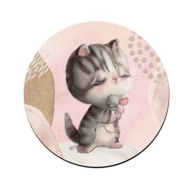 Cica egér barátság mintás bögre alátét