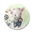 Cuki utazós kecske mintás bögre alátét