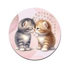 Puszilkodós cuki cicák mintás bögre alátét