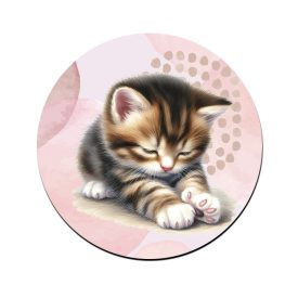 Játszó cuki cicus mintás bögre alátét