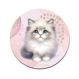 Hógolyó cuki cica mintás bögre alátét