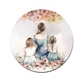 Anya és a lányok mintás bögre alátét