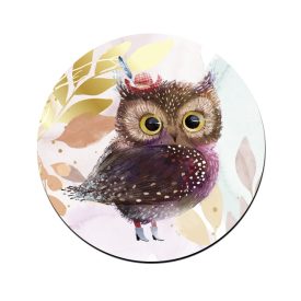 Cuki kalapos bagoly mintás bögre alátét