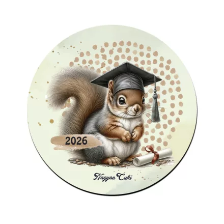 Mókus - 2026 évi Ballagásra mintás poháralátét