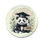 Panda - 2025 évi Ballagásra mintás bögre alátét