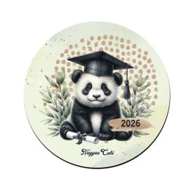 Panda - 2026 évi Ballagásra mintás poháralátét
