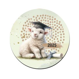 Bárány - 2025 évi Ballagásra mintás bögre alátét