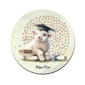 Bárány - 2026 évi Ballagásra mintás poháralátét