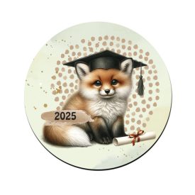 Róka - 2025 évi Ballagásra mintás bögre alátét