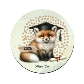 Róka - 2026 évi Ballagásra mintás poháralátét