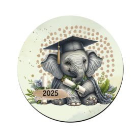 Elefánt - 2025 évi Ballagásra mintás bögre alátét