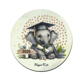 Elefánt - 2026 évi Ballagásra mintás poháralátét