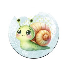 Cuki zöld kis csiga mintás bögre alátét