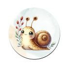 Tündéri kis csiga mintás bögre alátét