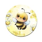 Tündéri kis méhecske mintás bögre alátét