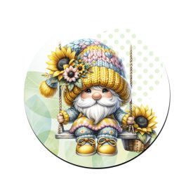   Szép szemű hintázó napraforgós manó mintás bögre alátét