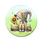 Napraforgós manó lány cuki békával mintás bögre alátét