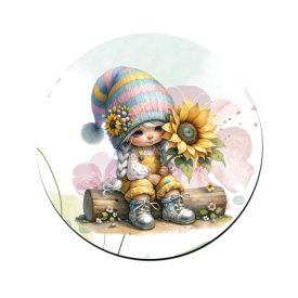 A legcukibb napraforgós manó lány mintás bögre alátét