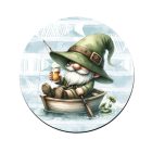 Horgász manó és egy korsó sör mintás bögre alátét