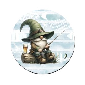   Horgász manó és egy sörös kapás mintás bögre alátét