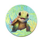 Kék cuki teknős mintás bögre alátét