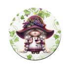 Szépséges borász manó lány mintás bögre alátét