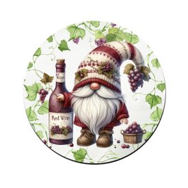   A legjobb borász manó és a vörös bor mintás bögre alátét