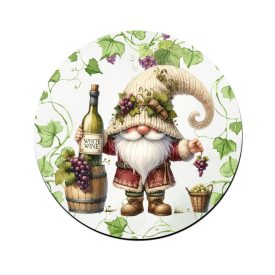   A legjobb borász manó és a fehér bor mintás bögre alátét