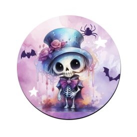 Halloween Csontváz mintás bögre alátét