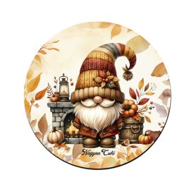 Kandallós őszi manó mintás bögre alátét