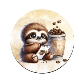 Festő kávés lajhár bögre alátét