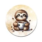 Lazulós Kávés lajhár bögre alátét