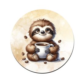 Lazulós Kávés lajhár bögre alátét