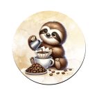 Kávés lajhár és a filteres kávé bögre alátét