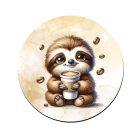 Nagyon cuki Kávés lajhár bögre alátét