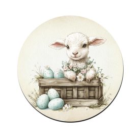 Vintage Húsvéti barika poháralátét