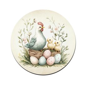 Vintage Húsvéti csibék poháralátét