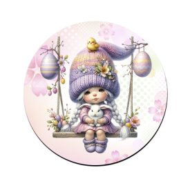 Hintázós Húsvéti manólány csibével bögre alátét