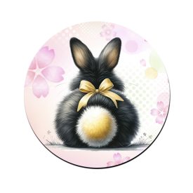 Fekete Nyuszi popsi bögre alátét