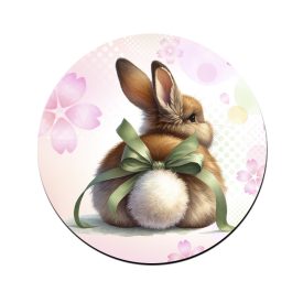 Zöld masnis Nyuszi popsi bögre alátét