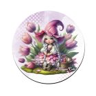 Cuki Tulipános manólány mintás bögre alátét