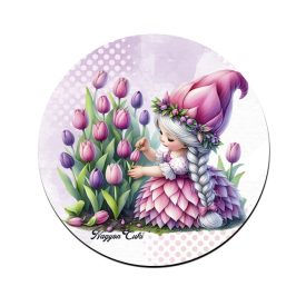Tündéri Tulipános manólány mintás bögre alátét