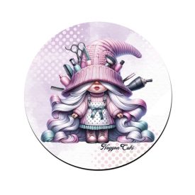 Cuki Fodrász manólány mintás bögre alátét