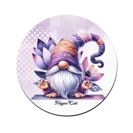 Jóga manó lótusz ülésben mintás bögre alátét