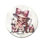 Szépséges Körmös manólány mintás bögre alátét