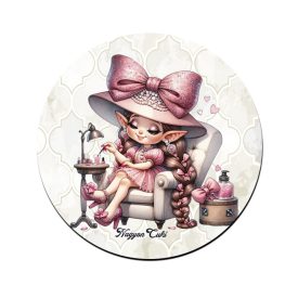 Szépséges Körmös manólány mintás bögre alátét