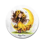 Cuki Napraforgós tündérlány kosárral pohár alátét